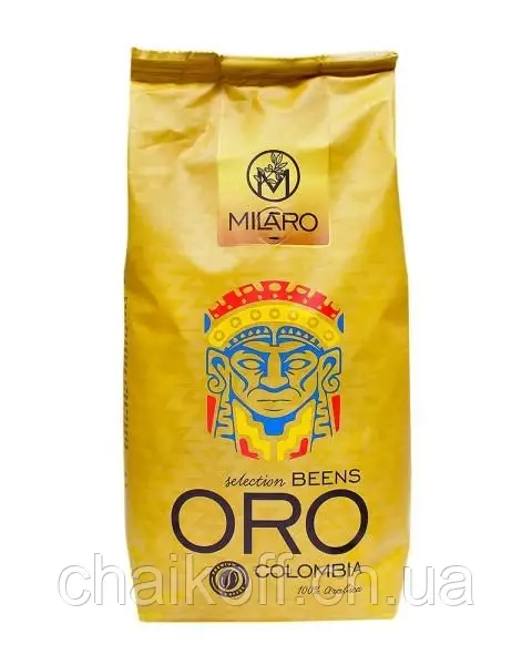 Кава в зернах Milaro Oro Colombia 1000 г (Іспанія)