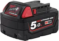 Аккумулятор Milwaukee M18 B5 (5Ач) Оригинал 2023 год, Новый (4932430483)