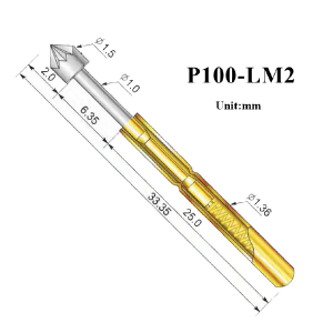 P100-LM2 пружинистий контакт Pogo Pin