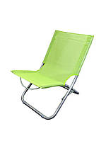 Пляжный складной стул со спинкой, лаймовый (GP20022303 LIME)