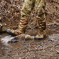 Водонепроницаемые тактические военные бахилы для защиты обуви L (42-45) Койот