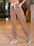 Жіночі спортивні штани зі шнурком Спортивні штани жіночі молодіжні Модні спортивні штани жіночі, фото 2