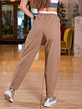 Жіночі спортивні штани зі шнурком Спортивні штани жіночі молодіжні Модні спортивні штани жіночі, фото 3