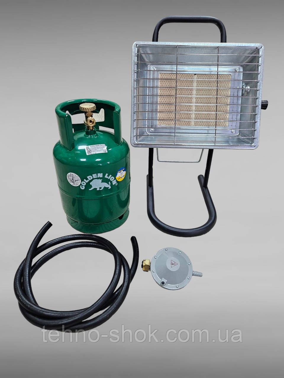 Газовий балон Rudyy 8л газовий обігрівач NURGAZ NG-310-P