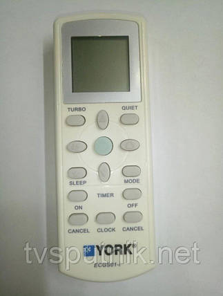 Пульт для кондиціонерів York ECGS01, фото 2