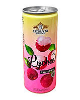 Напій BISAN 30% fruit juice drink LYCHEE 250 мл ж/б