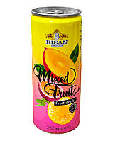 Напиток сокосодержащий негазированный Мультифрукт BISAN Mixed Fruits Fruit Drink, 250 мл (4820186123845)