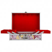 Кейс - скринька "Квіткова скринька" 20*28см., метал, екошкіра (9036-001), фото 3