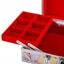 Кейс - скринька "Квіткова скринька" 20*28см., метал, екошкіра (9036-001), фото 2