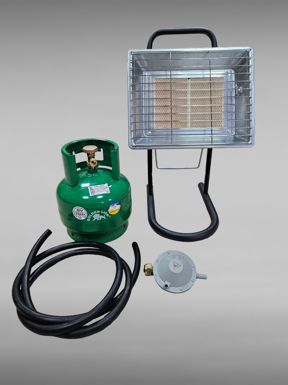 Газовий балон 5л газовий обігрівач NURGAZ NG-310-P, фото 1