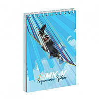 Зошит для записів А6 80 аркушів клітинка спіраль