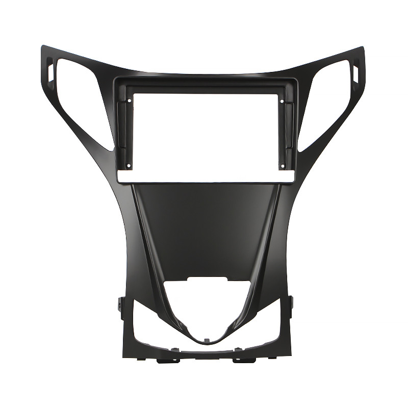 Перехідна рамка 9" Lesko для авто Hyundai Grandeur 2011-2016 (7677) (Black) Хюндай 3 шт., фото 1