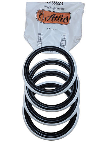 Фліпера на колеса Atlas R13 чорно-білі Туреччина вайтволи, вайтбенди 4 ...