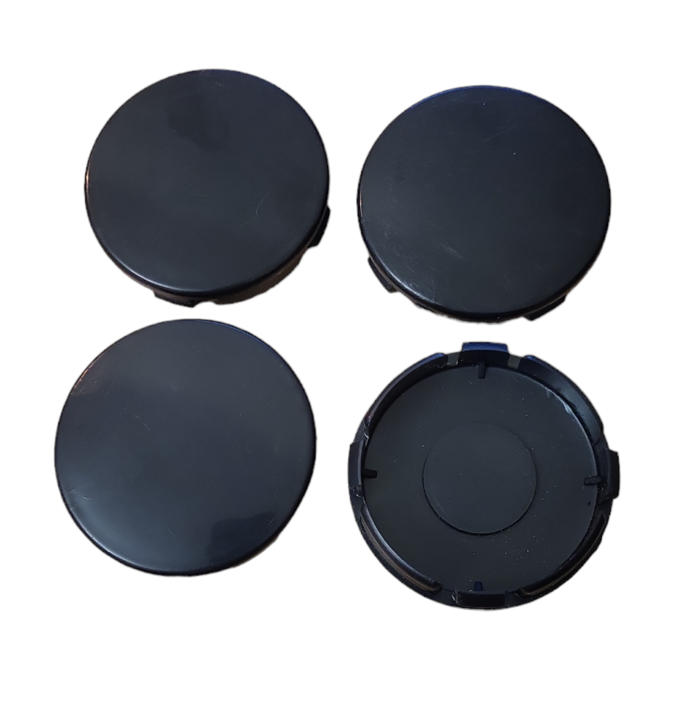 Ковпачки на диски, заглушки на литі диски 58 мм/55 мм чорні