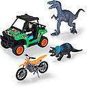 Ігровий набір з машинкою Пошук динозаврів, баггі та мотоцикл, 2 динозаври, 1 фігурка, 3+ 3834009, фото 2