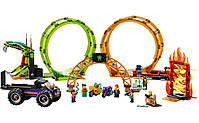LEGO City Stuntz Подвійна петля каскадерської арени 598 деталей (60339), фото 5