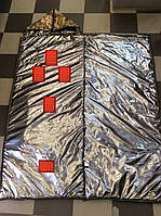 Спальный зимний мешок-ковдра  с подогревом от USB с подкладкой Omni-Heat/Термо 200*70см