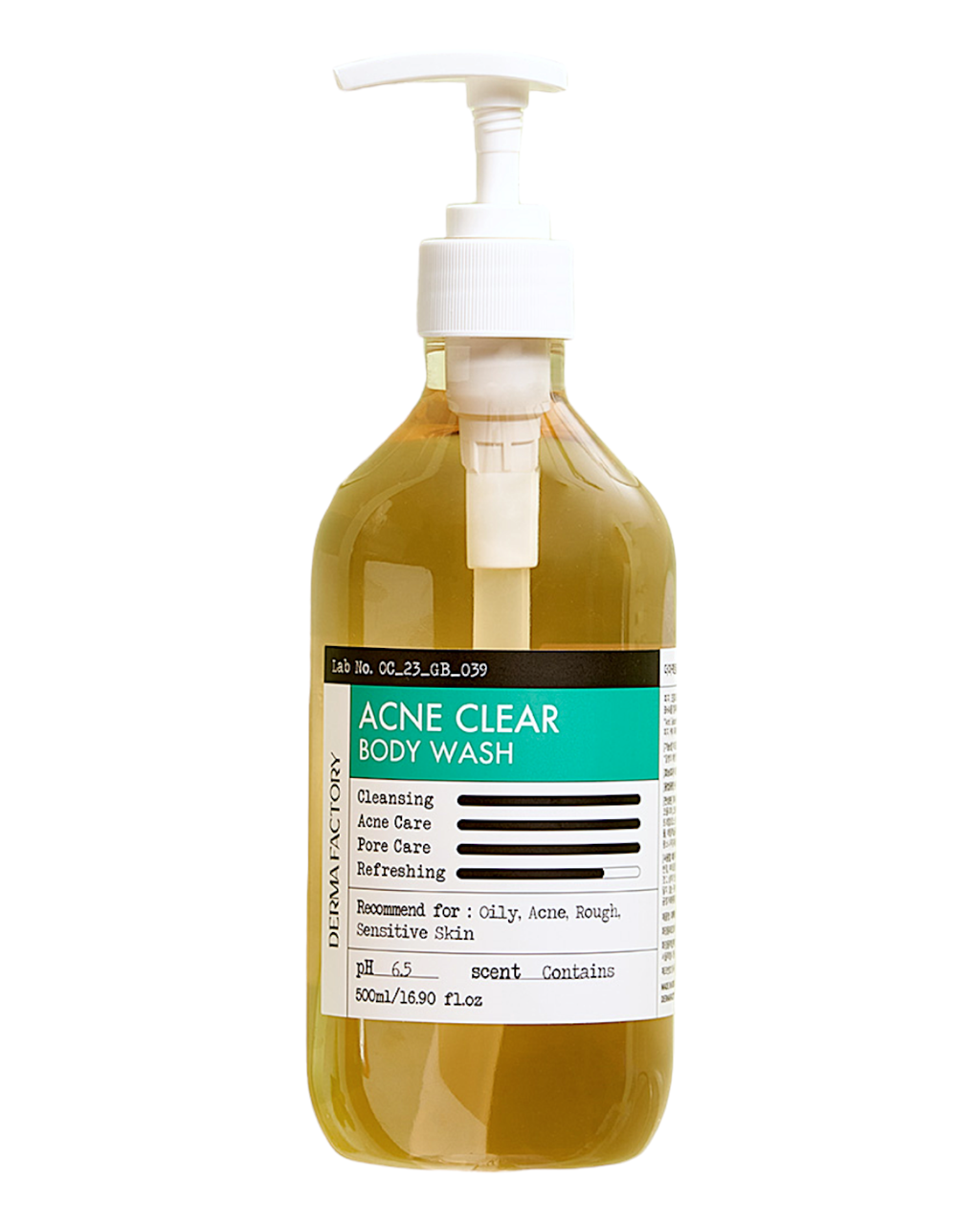 Гель для душу проти акне DERMA FACTORY Acne Body Wash, 500 мл, фото 1