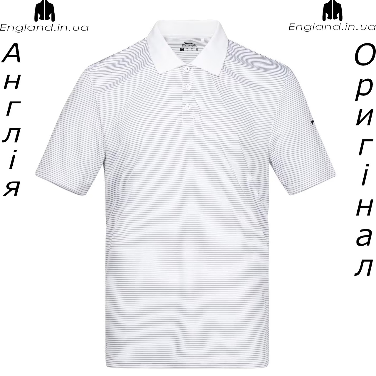 Поло чоловіча Slazenger (Слазенгер) з Англії - в смужку, фото 1