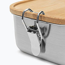 Контейнер для їжі Tatonka Lunch Box I Bamboo, 1000 мл, фото 4