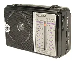 Радіоприймач портативний Golon RX-606AC, чорний «H-s»