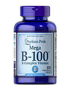 Б комплекс Puritan's Pride Mega B-100 B-Complex Vitamin, 100 капсул