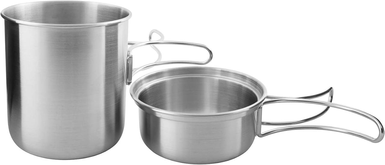 Туристичний набір посуду Tatonka Handle Mug 600 Set (Silver)