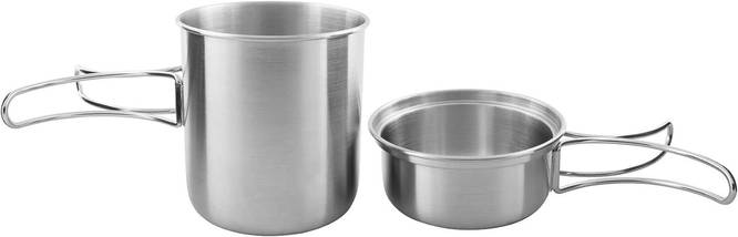 Туристичний набір посуду Tatonka Handle Mug 600 Set (Silver), фото 2