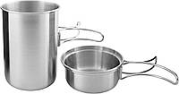 Туристический набор посуды Tatonka Handle Mug 850 Set (Silver)