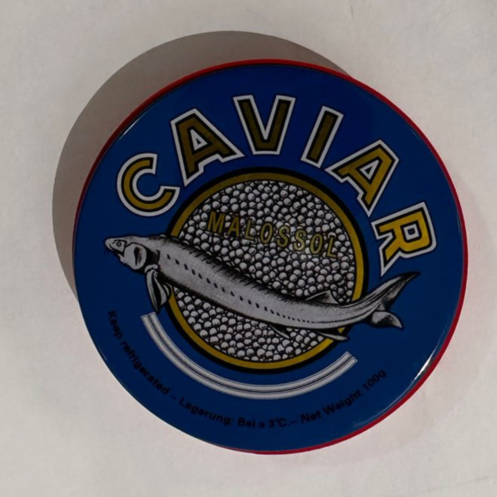 Черная осетровая икра Caviar Malossol 100g - фото 4 - id-p2092689330