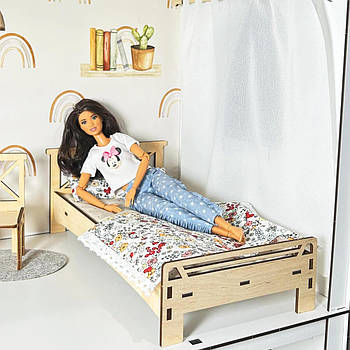 Лялькове ліжко Еко для Барбі NestWood