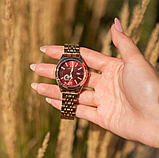 Наручний стрілочний кварцовий жіночий годинник з металевим ремінцем, фото 4