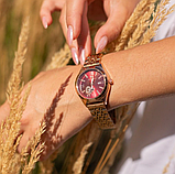 Наручний стрілочний кварцовий жіночий годинник з металевим ремінцем, фото 6