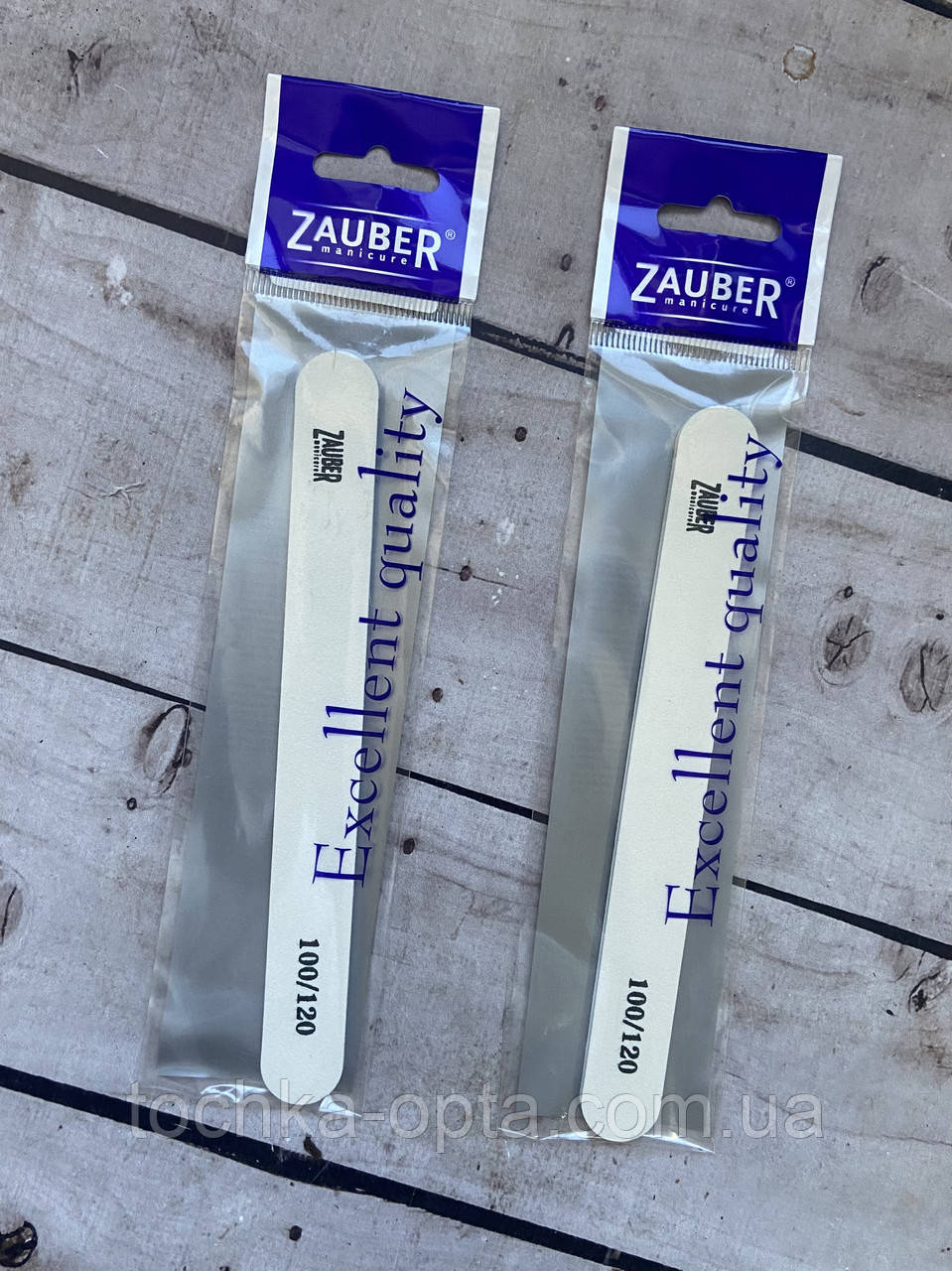 Пилка Zauber 100/120 біла пряма вузька, фото 1