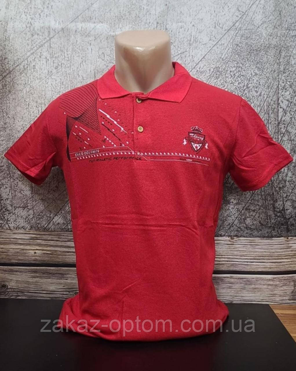 Футболка чоловіча поло оптом (S-M-L-XL-2XL) Туреччина-115273