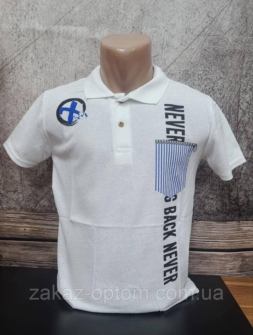 Футболка чоловіча поло гуртом (S-M-L-XL-2XL) Туреччина-115277