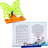 Підстава для книг та підручників №3 "Метелик" "Irbis" / Салатово-фіолетова, фото 3