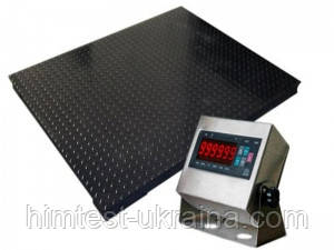 Ваги платформні чотиридатчикові Зевс ВПE1000-4 (H1010) (1000x1000) Преміум, фото 1