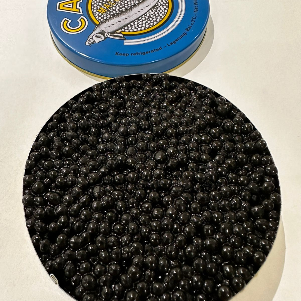 Caviar Malossol 100g чёрная осетровая икра - фото 3 - id-p2092719179