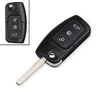 Викидний ключ запалювання, заготівка корпус під чип, 3 кнопки, Ford-мрії (М. Я)