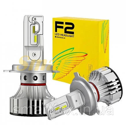 Автомобільні лампи LED F2 H4 Solar, фото 1