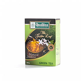 Кволіті зелений листовий чай з пелюстками жасміну 100 г