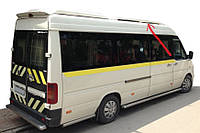 Рейлинги Пластик (2 шт, под покраску) для Mercedes Sprinter 1995-2006 гг T.C