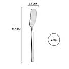 Ніж для масла срібного кольору REMY-DECOR бутербродний ніж нержавіюча сталь, фото 2