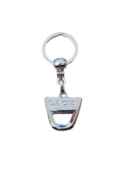 Брелок автомобільний для ключів Дача Dacia, Брелок для ключів авто металевий
