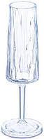 Бокал для шампанского CLUB NO. 5 SUPERGLAS, 100 мл, пластик, прозрачно-аквамариновый