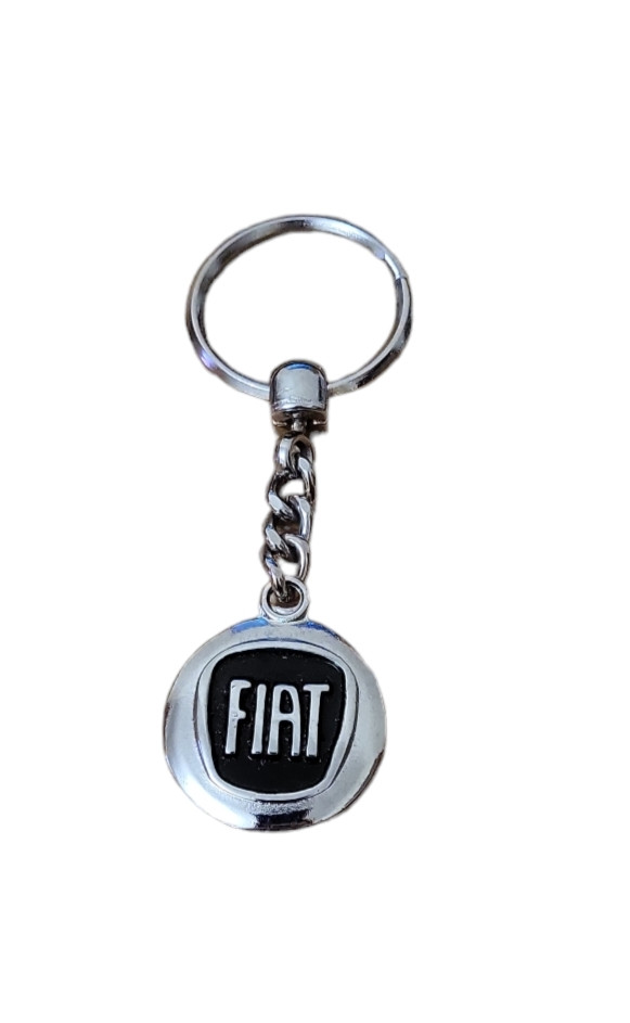 Брелок автомобільний для ключів Фіат Fiat, Брелок для ключів авто металевий