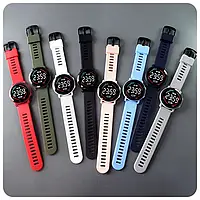 Світлодіодний наручний годинник в різних кольорах. Спортивні силіконові часи