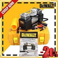 Автомобильный воздушный компрессор DeWalt (72л/мин 12V, 30A). с набором инструментов