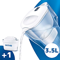 Большой фильтр кувшин Brita Aluna XL Memo 3,5 л Белый Фильтр для очистки воды с картриджем